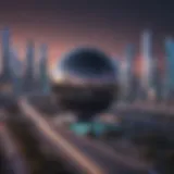 A futuristic digital landscape representing Optical BPO