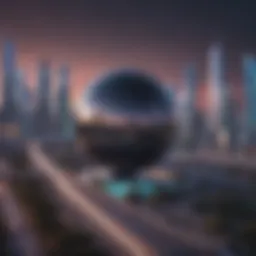 A futuristic digital landscape representing Optical BPO