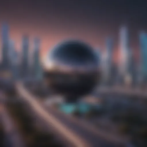 A futuristic digital landscape representing Optical BPO
