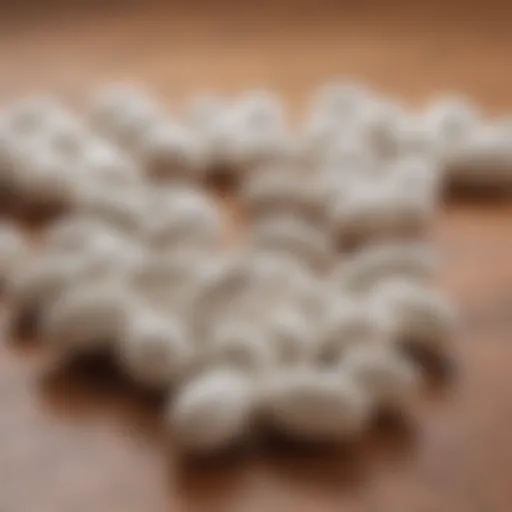 Visual representation of glucosamine chondroitin capsules on a wooden surface