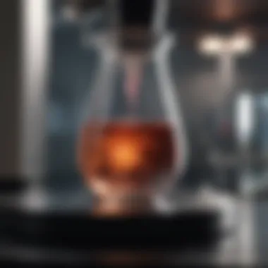 Diagram illustrating the centrifugation method used in plasma separation.