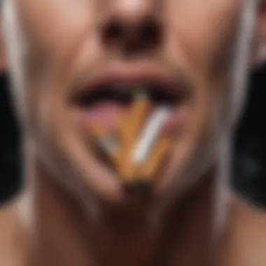 Tobacco's Impact on Thyroid Health Infographic illustrating effects of smoking on thyroid health.