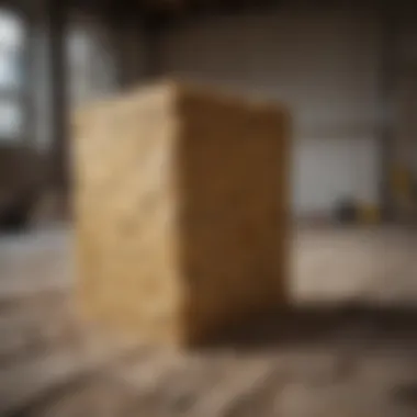 Application of Rock Mineral Wool in Construction Building under construction showcasing rock mineral wool insulation installation