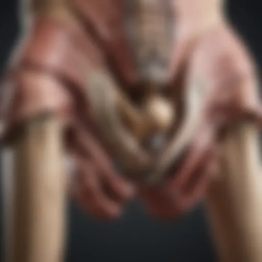 Anatomical illustration of the hip joint