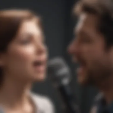 Collaboration in Singing-Based Therapy A positive environment showcasing collaboration between therapist and individual