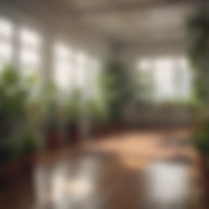 A bright room filled with plants symbolizing a positive environment