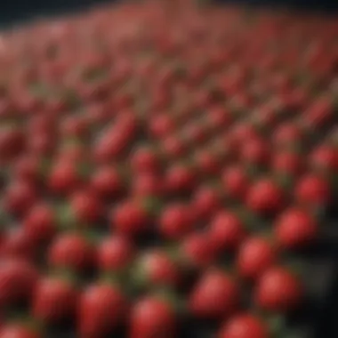 Evolution of Strawberry Cultivation and Acidity Historical depiction of strawberry cultivation highlighting its evolution and acidity