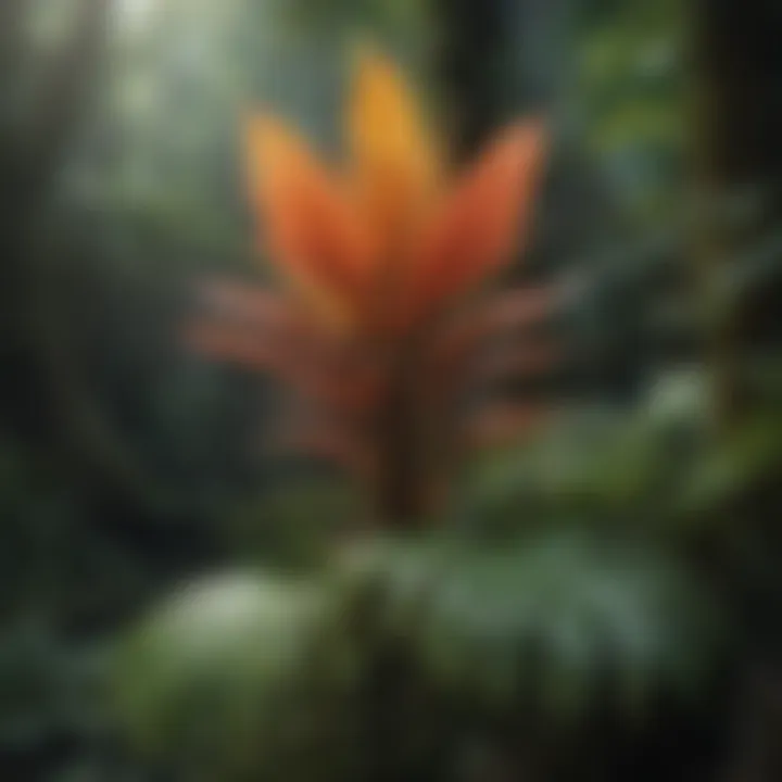 Vibrant flora of the Amazon rainforest showcasing its diversity and beauty