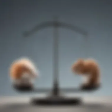Balancing Animal Welfare and Research Needs Artistic depiction of a balanced scale symbolizing animal welfare and research needs