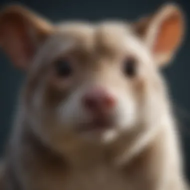 Conceptual artwork illustrating ethical dilemmas in animal research
