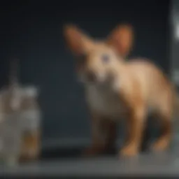Illustration depicting the historical timeline of animal testing practices