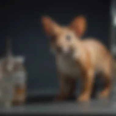 Illustration depicting the historical timeline of animal testing practices