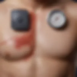 Graph depicting the correlation between body weight and blood pressure levels