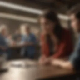 A vibrant community workshop focused on health education