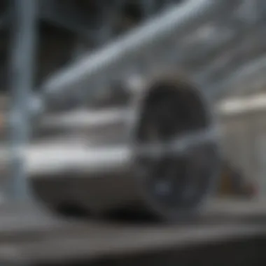 Application of Titanium Angle Stock in Construction Titanium angle stock used in a construction project highlighting its application in modern engineering.