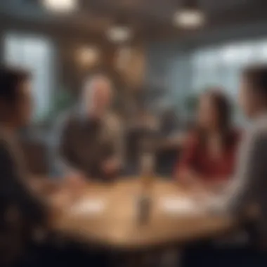Supportive Group Environment for Stuttering Group therapy session for adults managing stuttering