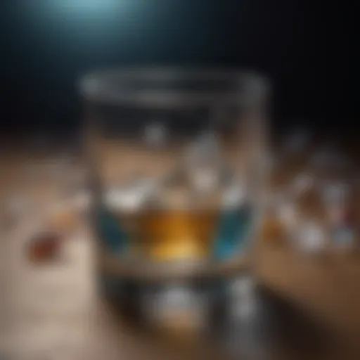 Abstract representation of dreams during withdrawal