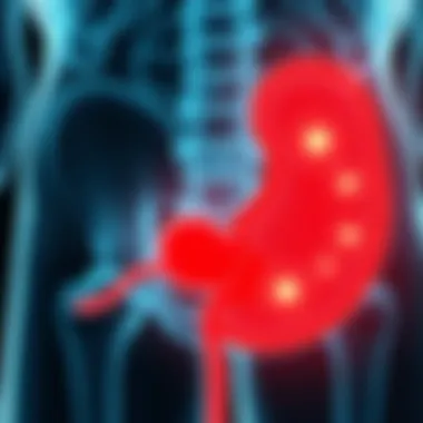 Bladder Anatomy and Interstitial Cystitis Illustration of the bladder anatomy highlighting areas affected by interstitial cystitis.
