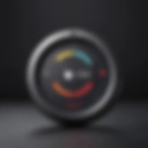 Close-up of Freestyle Libre 2 device showcasing the apple icon