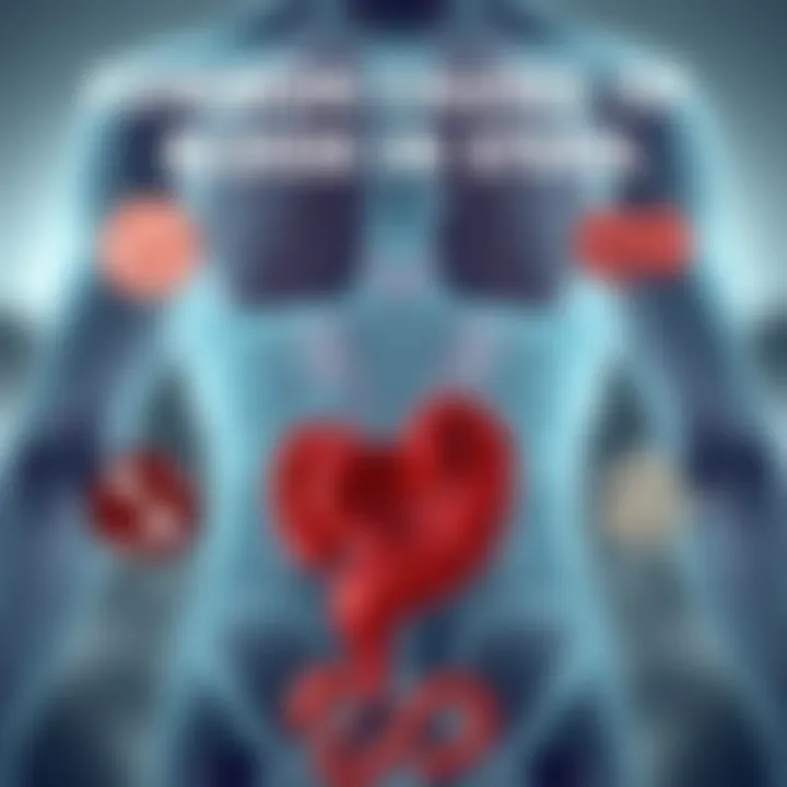 Infographic depicting common causes of blood in stool