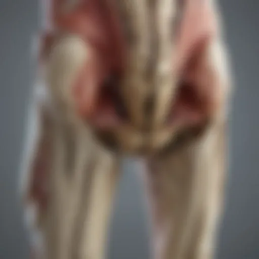 Illustration depicting the anatomy of bones and potential pain points