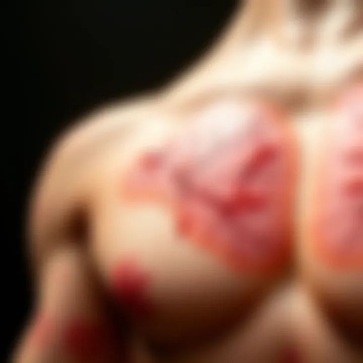 Diagram explaining the underlying mechanisms of celiac disease