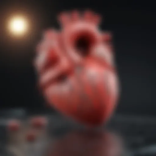 Diagram illustrating heart failure progression