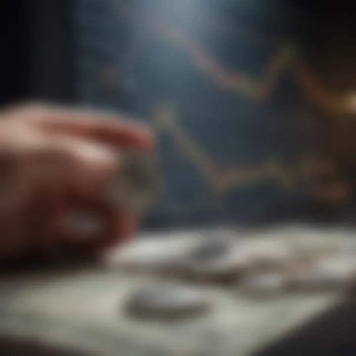 Visual chart illustrating risk management strategies in currency trading