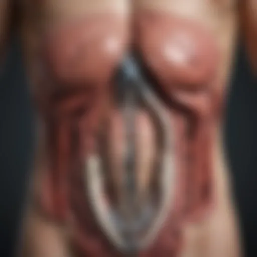 Diagram illustrating duodenal switch anatomy