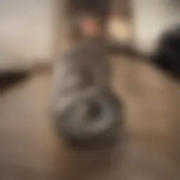 An expired nicotine patch on a wooden surface