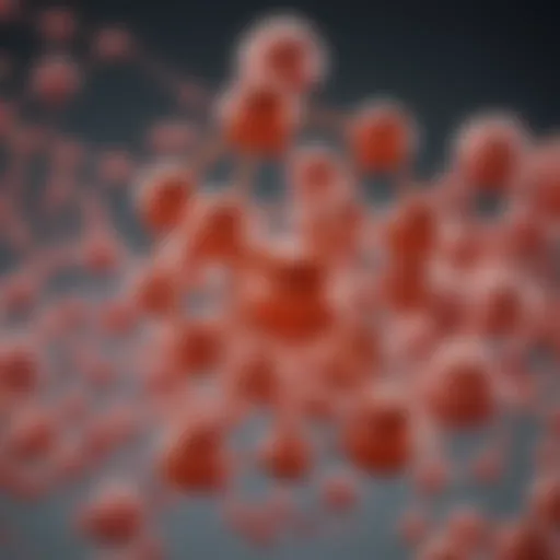 Folate molecular structure illustration