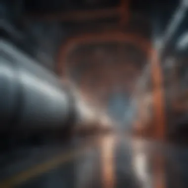 Conceptual image depicting innovative technologies in gas transportation