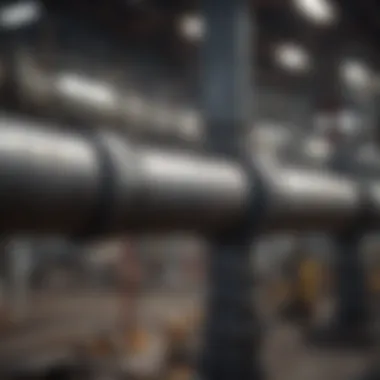 Illustration of gas pipelines in an industrial setting, highlighting their applications