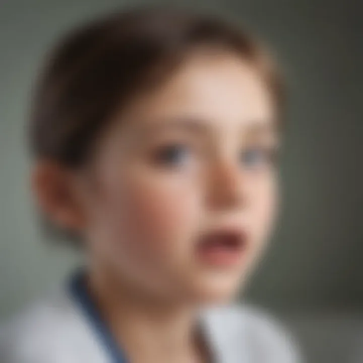 Diagram of common symptoms associated with febrile seizures
