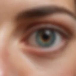 Illustration of a normal cornea versus a keratoconus-affected cornea