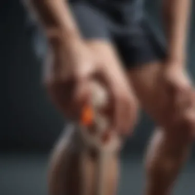 Treatment Options for Knee Pain Graphic representation of treatment options for knee pain