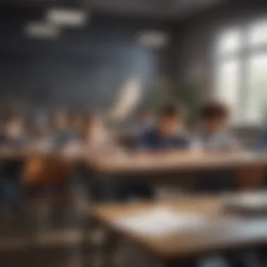 Diverse learners engaged in a classroom setting.