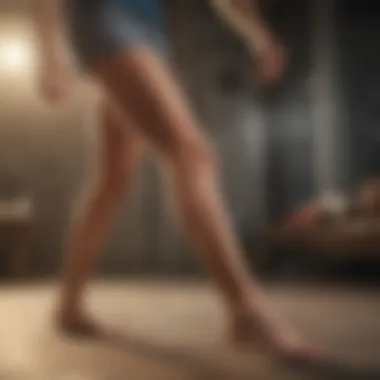 Visual of lifestyle factors contributing to leg cramps