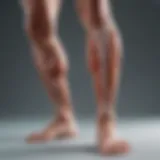 Graphical representation of muscle contraction during leg cramps