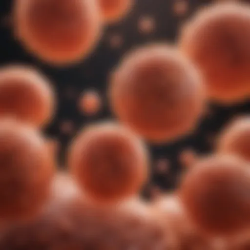 Visual representation of leukemia cells