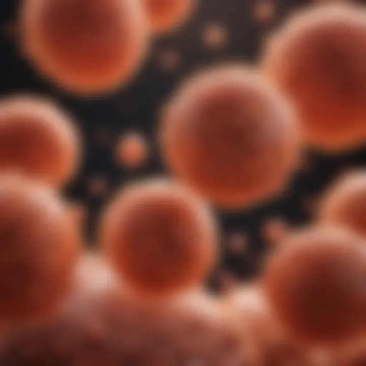 Visual representation of leukemia cells
