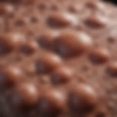 Close-up of Liver Spots on Skin Close-up view of a skin surface showing distinct liver spots