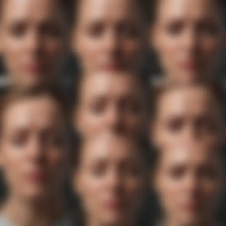 Visual representation of different types of migraines
