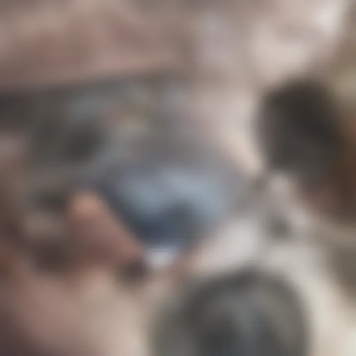 Close-up of a NICU stethoscope on a neonatal crib