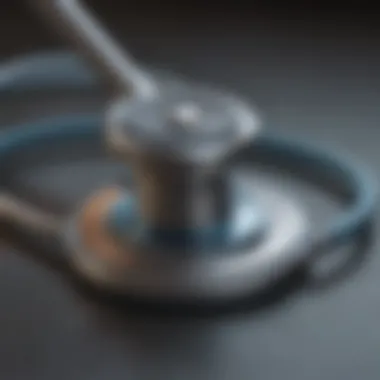 Innovative Features of NICU Stethoscopes Diagram illustrating the features of a specialized NICU stethoscope