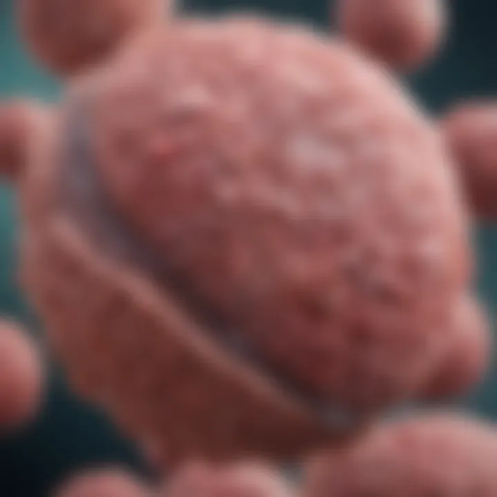 Graphical representation of ovarian cancer tumor classification based on histological traits