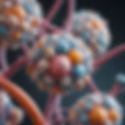 Detailed representation of pantoprazole molecular structure