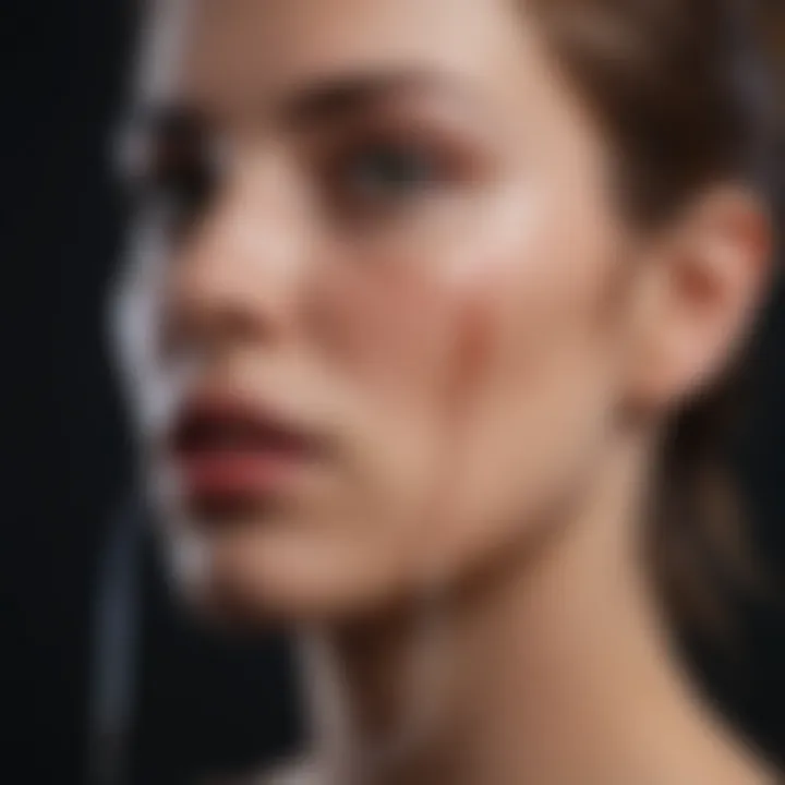 Visual representation of the psychological effects of IUD bleeding