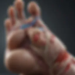 Anatomy of the foot highlighting key structures