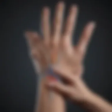 Flowchart depicting diagnosis methods for wrist pain